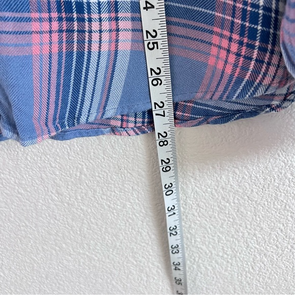 Rails Women's Hunter Plaid Long Sleeve Button-Up Shirt Harbor Pink - Picture 10 of 11